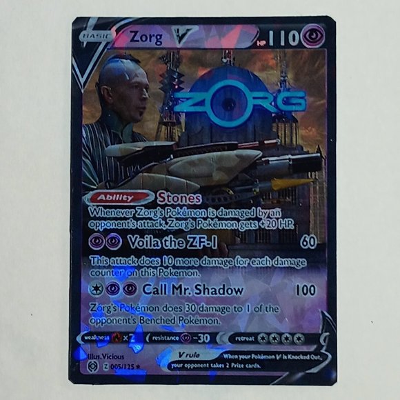 Zorg Fifth Element Pokemon Card - Picture 1 of 8